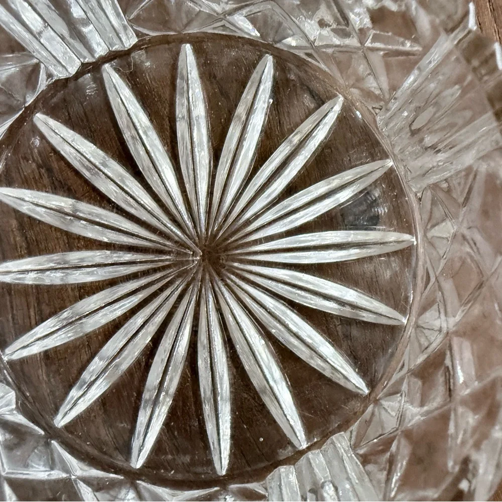 Vintage Crystal jewelry trinket box nachtmann, Bavaria w. Germany mid-1980s